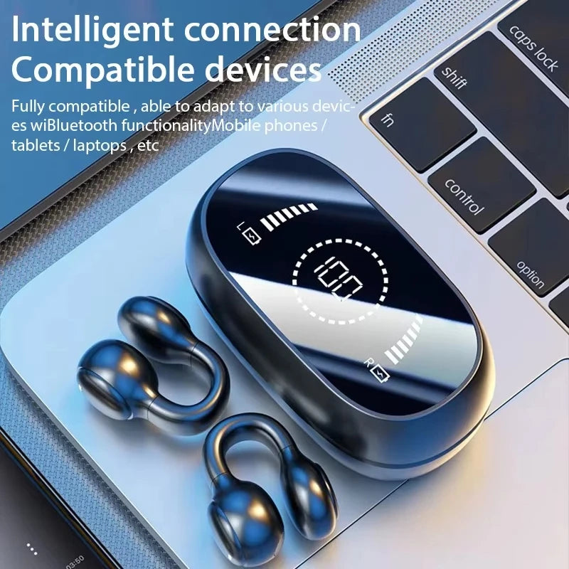 Écouteurs sans fil Lenovo Original M47, casque Bluetooth, écouteurs de recharge, écouteurs à conduction osseuse