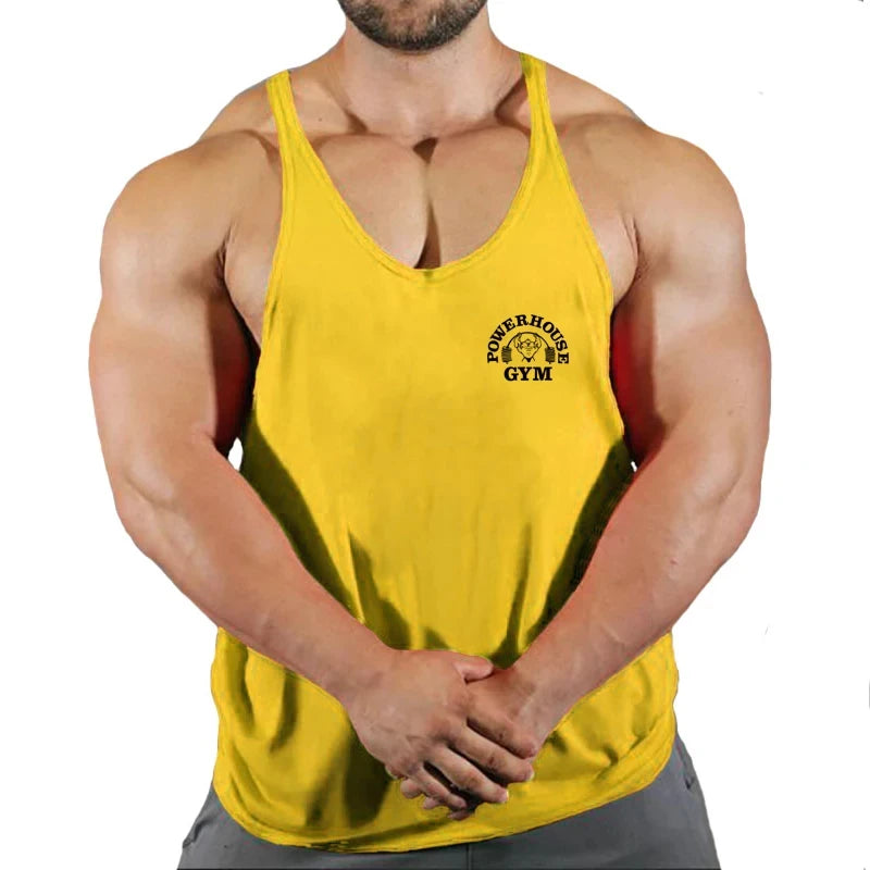 Haut de gymnastique hommes chemise de musculation Fitness hommes gilet Singlet sans manches