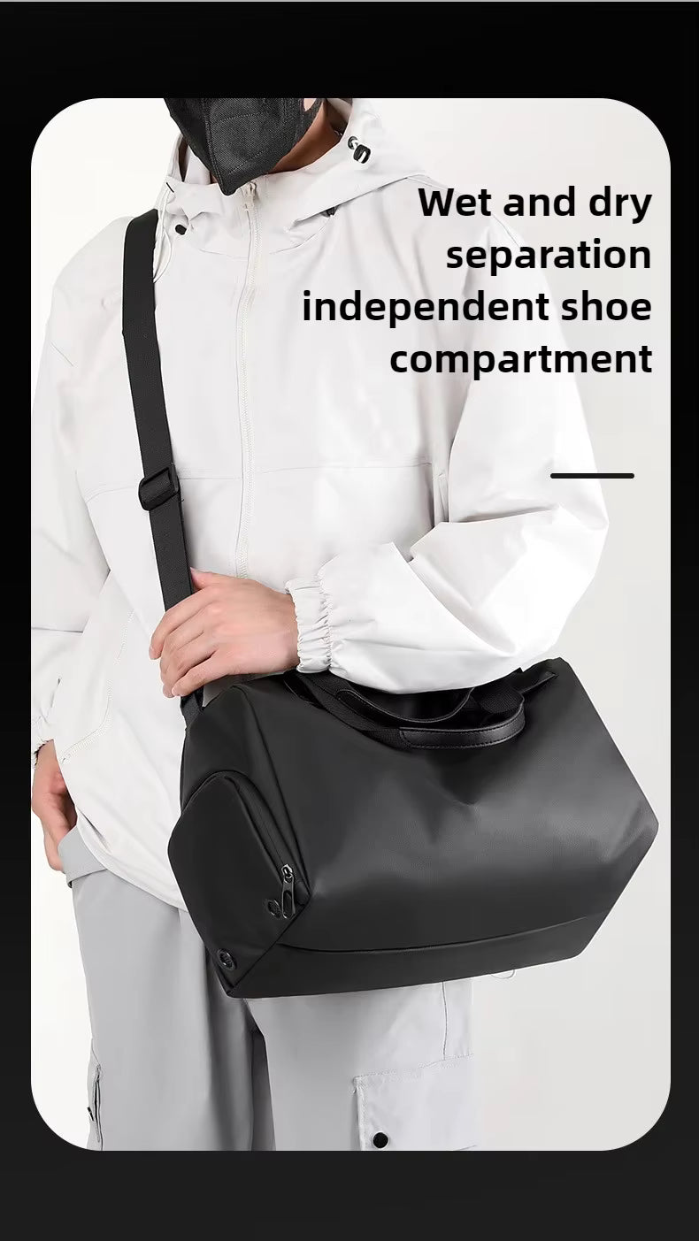 Sac de sport de voyage, sac à bandoulière avec séparation sèche et humide, Yoga Fitness sac à dos de voyage sac pour hommes et femmes avec bagages étanche, sac à main de sport
