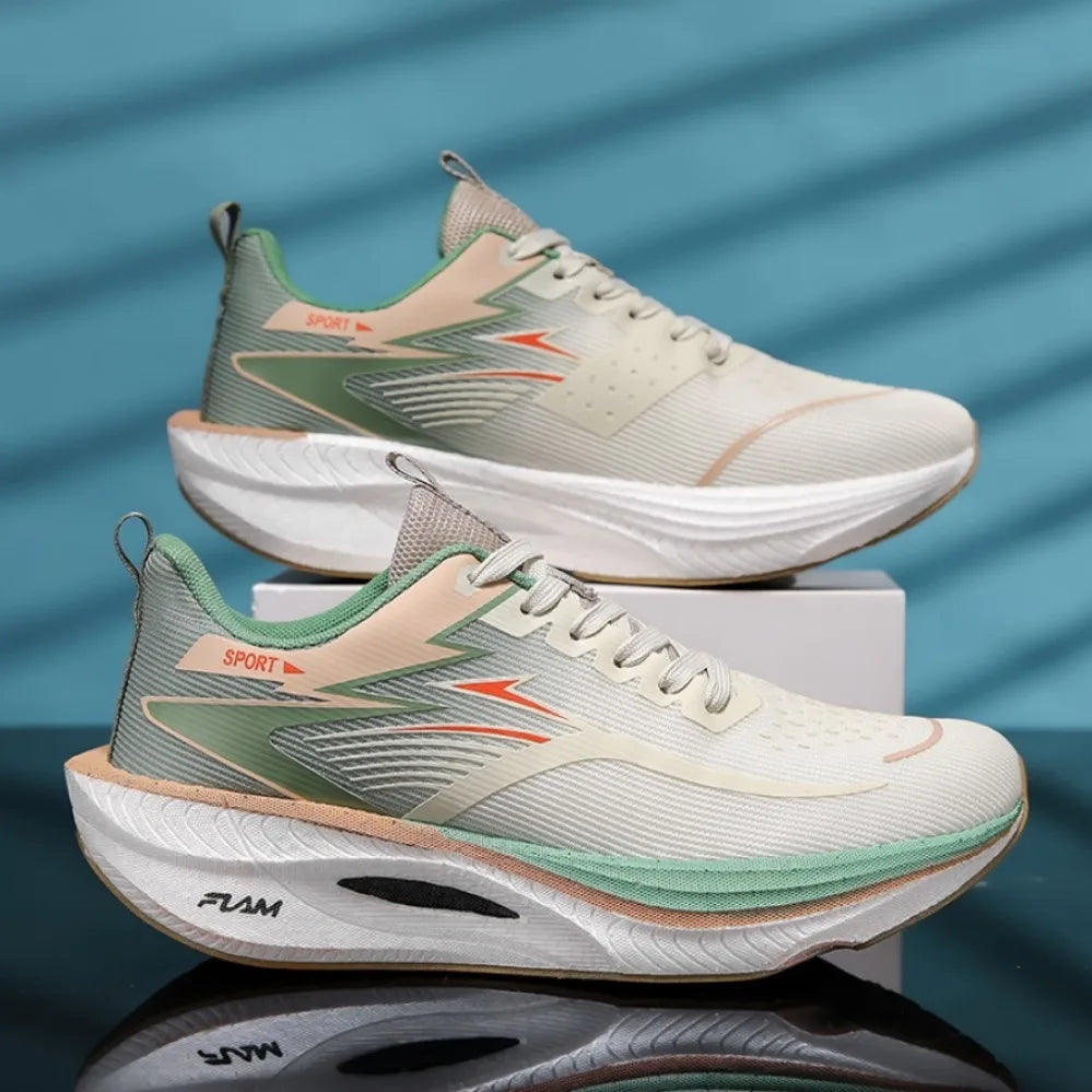 Chaussures de sport décontractées pour hommes et femmes, baskets respirantes légères en maille noire pour l'extérieur, chaussures de course athlétiques, chaussures de marche