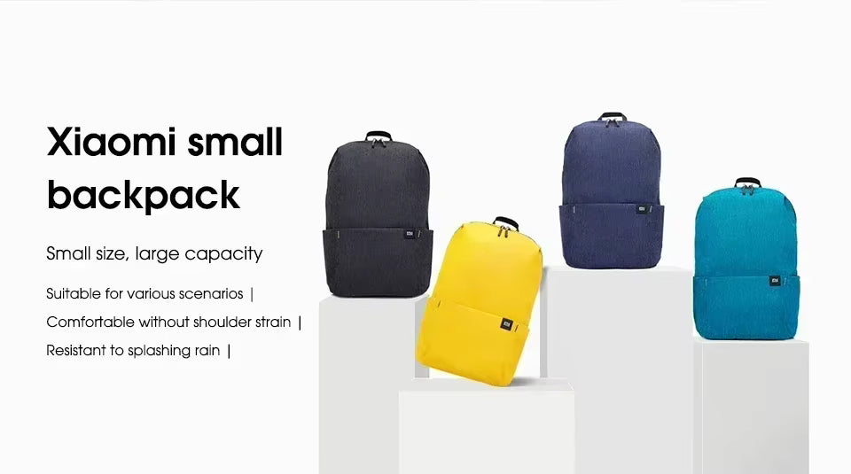 XIAOMI-Petit Sac à Dos Coloré Original Étanche pour Homme et Femme, pour Ordinateur Portable, Extérieur, Étanche, Étudiants