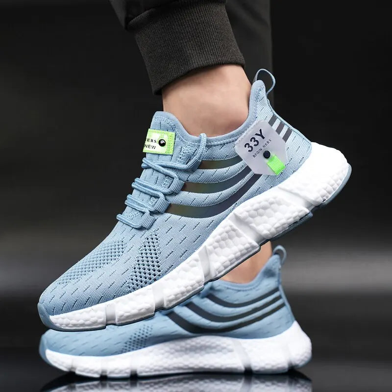 Chaussures de dehors Décontractées pour Homme, Baskets Légères et Respirantes, en Maille, de Course, d'Athlétisme, de Jogging, de Tennis, de Marche