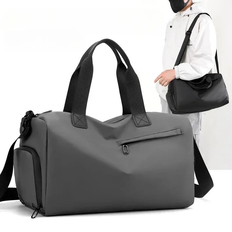 Sac de sport de voyage, sac à bandoulière avec séparation sèche et humide, Yoga Fitness sac à dos de voyage sac pour hommes et femmes avec bagages étanche, sac à main de sport