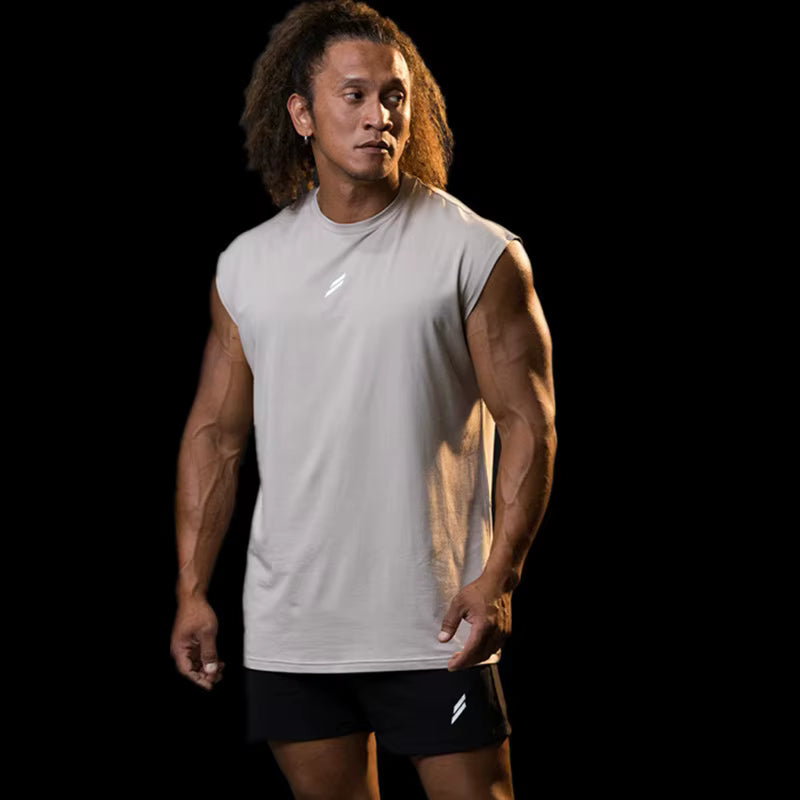 Débardeur de sport pour homme, séchage rapide, respirant, ample, idéal pour l'entraînement