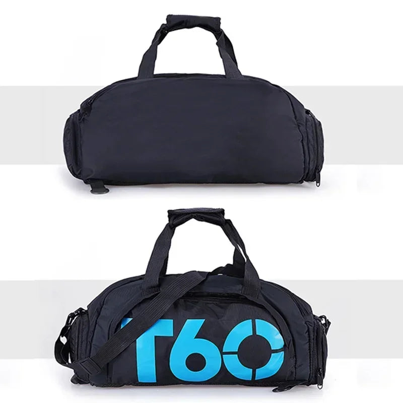 T60 sac de sport de gymnastique imperméables pour homme et femme molle Fitness sac à dos d'entraînement multifonctionnel voyage/bagages, sac à main à bandoulière