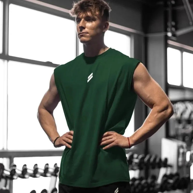 Débardeur de sport pour homme, séchage rapide, respirant, ample, idéal pour l'entraînement
