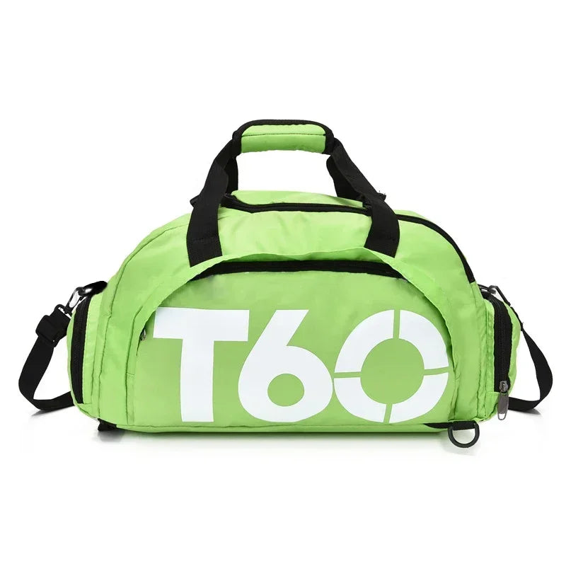 T60 sac de sport de gymnastique imperméables pour homme et femme molle Fitness sac à dos d'entraînement multifonctionnel voyage/bagages, sac à main à bandoulière