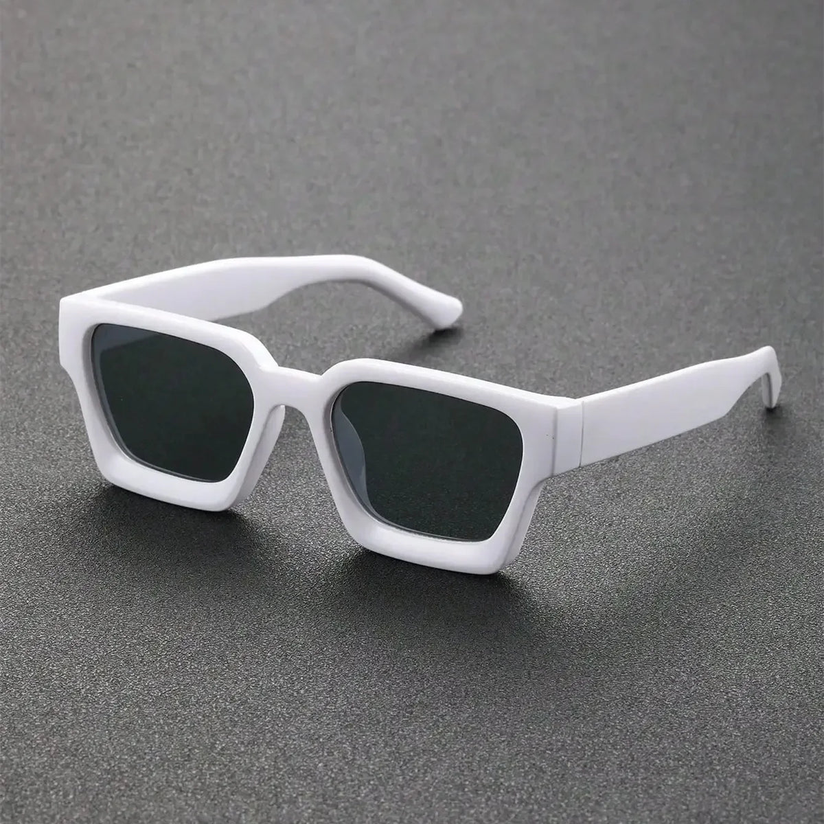 Lunettes de soleil unisexes à monture carrée en plastique, pour la photographie de rue et les voyages à la plage, accessoires de conduite