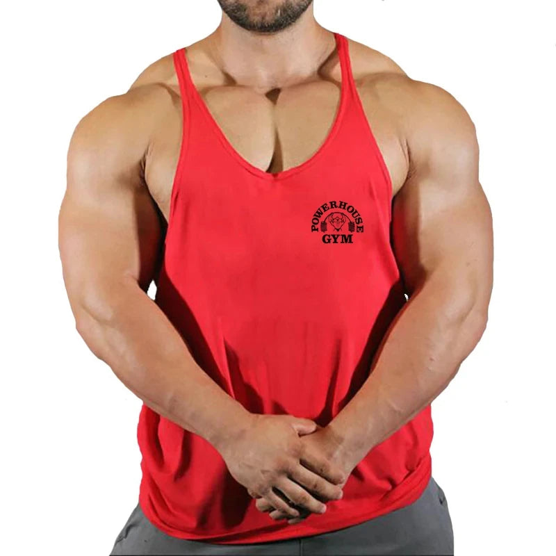 Haut de gymnastique hommes chemise de musculation Fitness hommes gilet Singlet sans manches