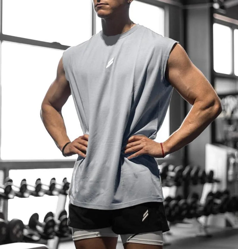 Débardeur de sport pour homme, séchage rapide, respirant, ample, idéal pour l'entraînement