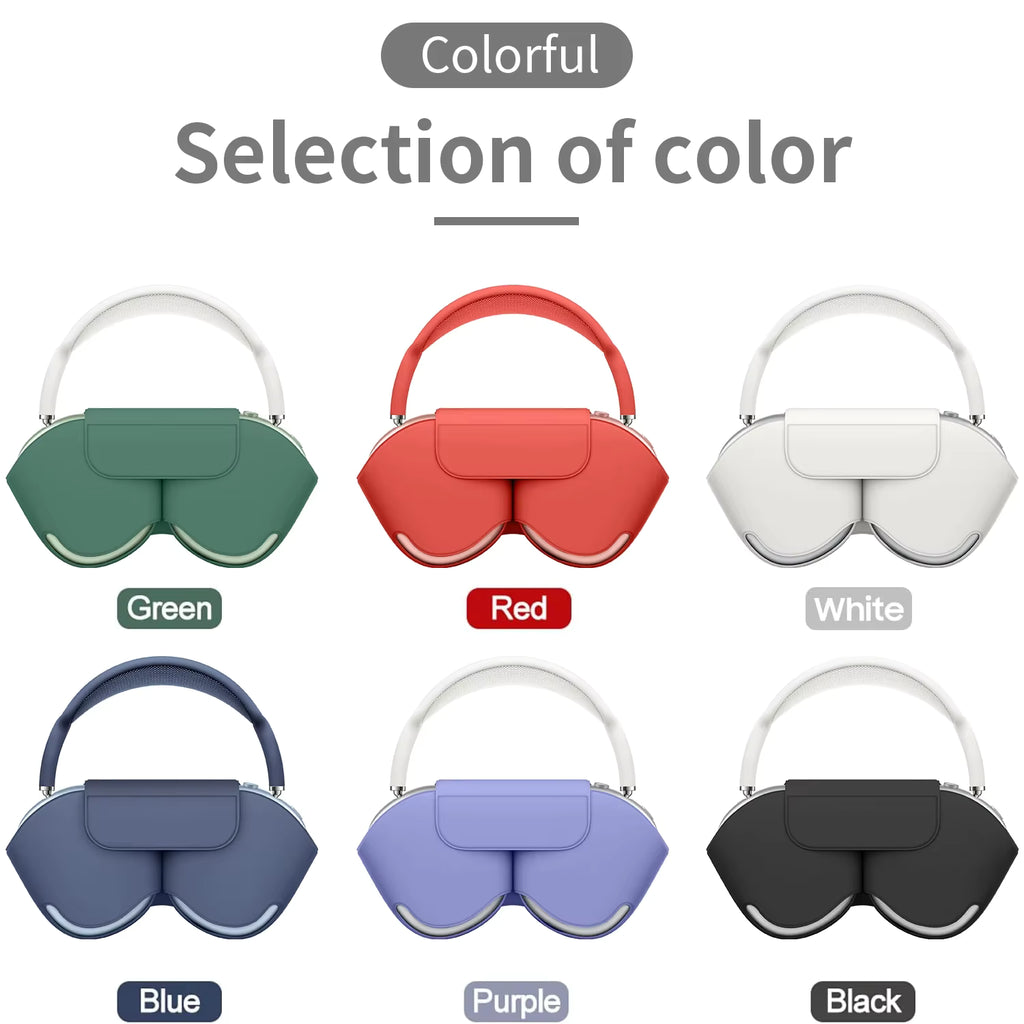 Housse AirPods Max écouteur coup de courant Intelligent, Housse de protection étuis en cuir PU sacs pour écouteurs souples accessoires pour écouteurs