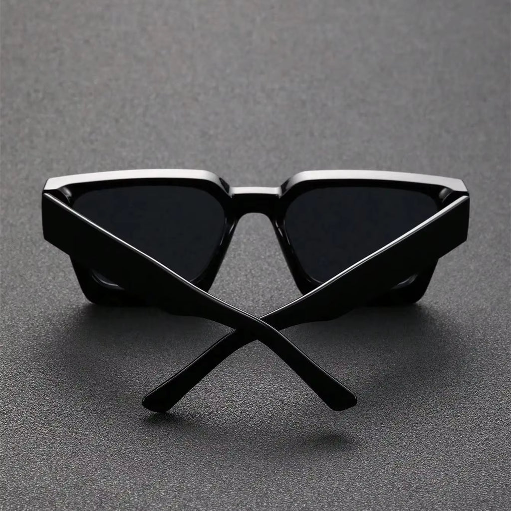 Lunettes de soleil unisexes à monture carrée en plastique, pour la photographie de rue et les voyages à la plage, accessoires de conduite