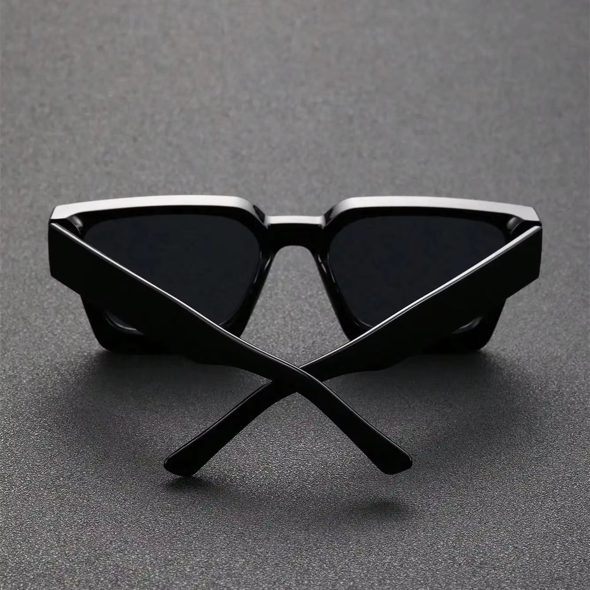 Lunettes de soleil unisexes à monture carrée en plastique, pour la photographie de rue et les voyages à la plage, accessoires de conduite
