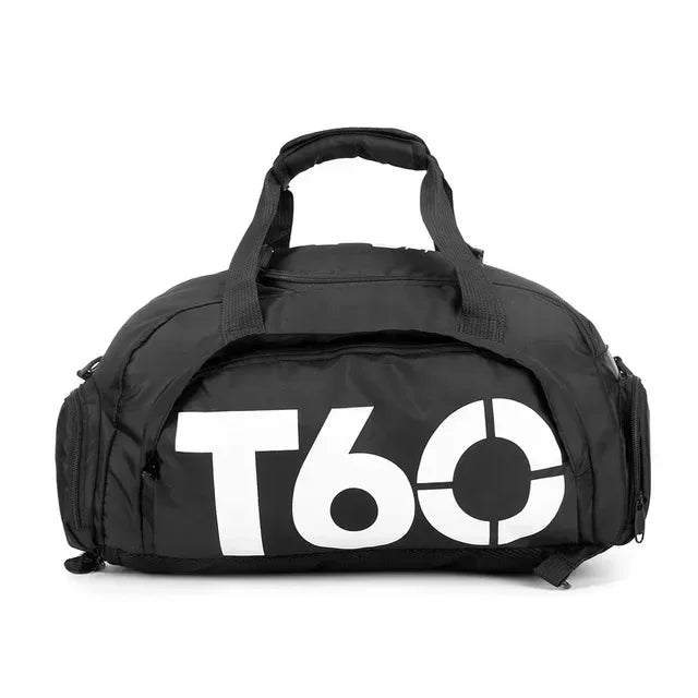 T60 sac de sport de gymnastique imperméables pour homme et femme molle Fitness sac à dos d'entraînement multifonctionnel voyage/bagages, sac à main à bandoulière