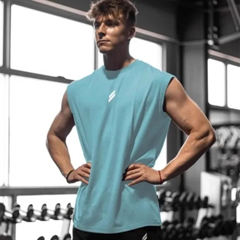 Débardeur de sport pour homme, séchage rapide, respirant, ample, idéal pour l'entraînement