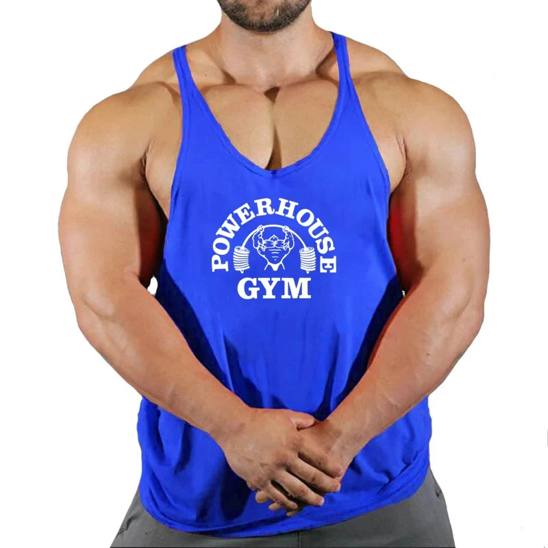 Haut de gymnastique hommes chemise de musculation Fitness hommes gilet Singlet sans manches