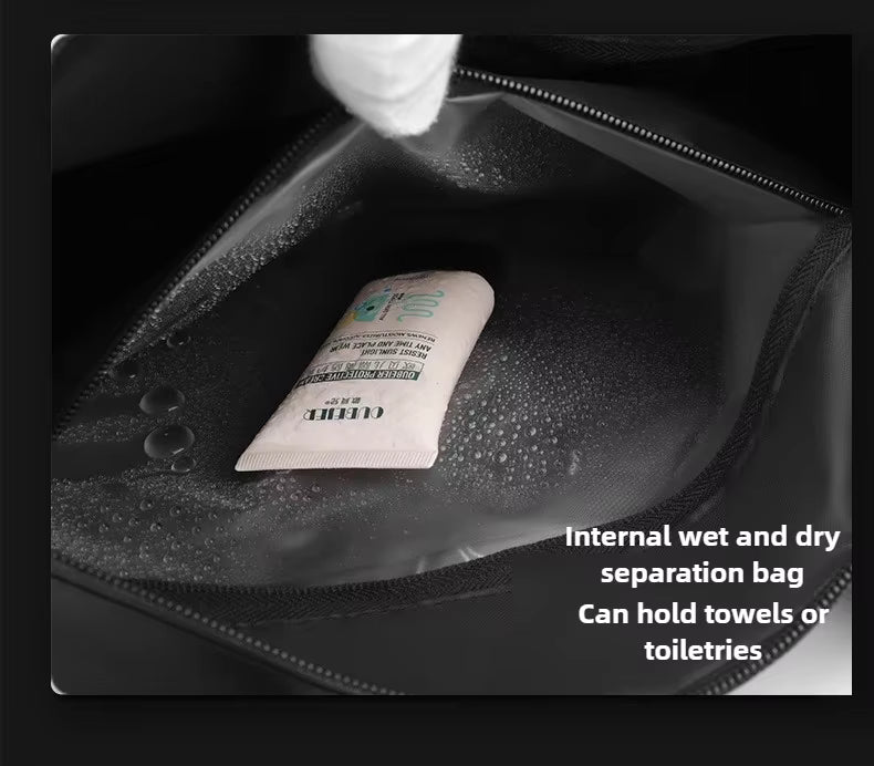 Sac de sport de voyage, sac à bandoulière avec séparation sèche et humide, Yoga Fitness sac à dos de voyage sac pour hommes et femmes avec bagages étanche, sac à main de sport