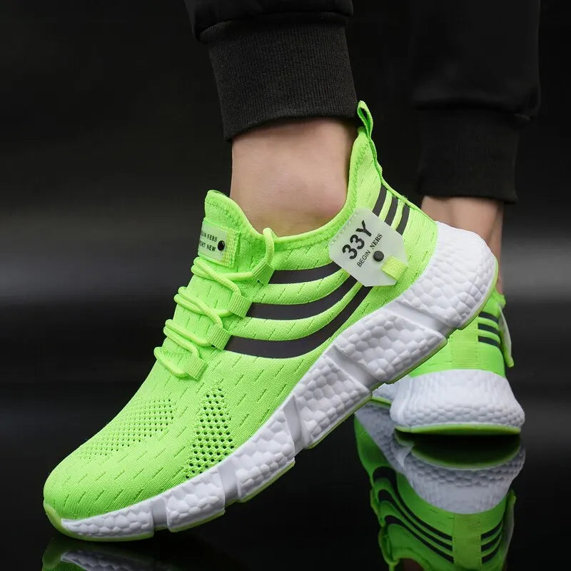 Chaussures de dehors Décontractées pour Homme, Baskets Légères et Respirantes, en Maille, de Course, d'Athlétisme, de Jogging, de Tennis, de Marche