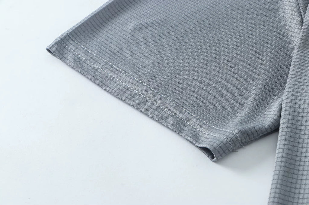T-shirt à manches courtes pour homme, séchage rapide, évacuation de l'humidité, col rond, exercice d'entraînement, chemise de sport, gym
