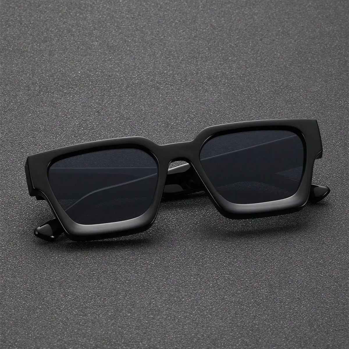 Lunettes de soleil unisexes à monture carrée en plastique, pour la photographie de rue et les voyages à la plage, accessoires de conduite