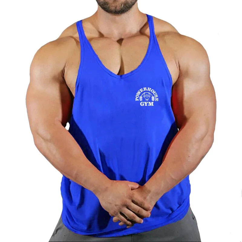 Haut de gymnastique hommes chemise de musculation Fitness hommes gilet Singlet sans manches