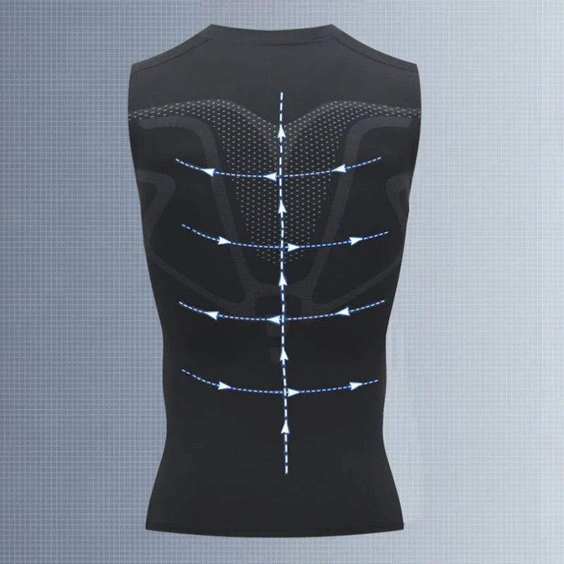 Débardeur de Compression pour hommes, chemise de gymnastique sans manches, vêtements de sport à séchage rapide, Fitness, musculation, haut d'entraînement musculaire