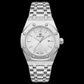 Montre de luxe PAAZOMU pour hommes, en acier inoxydable, étanche et lumineuse