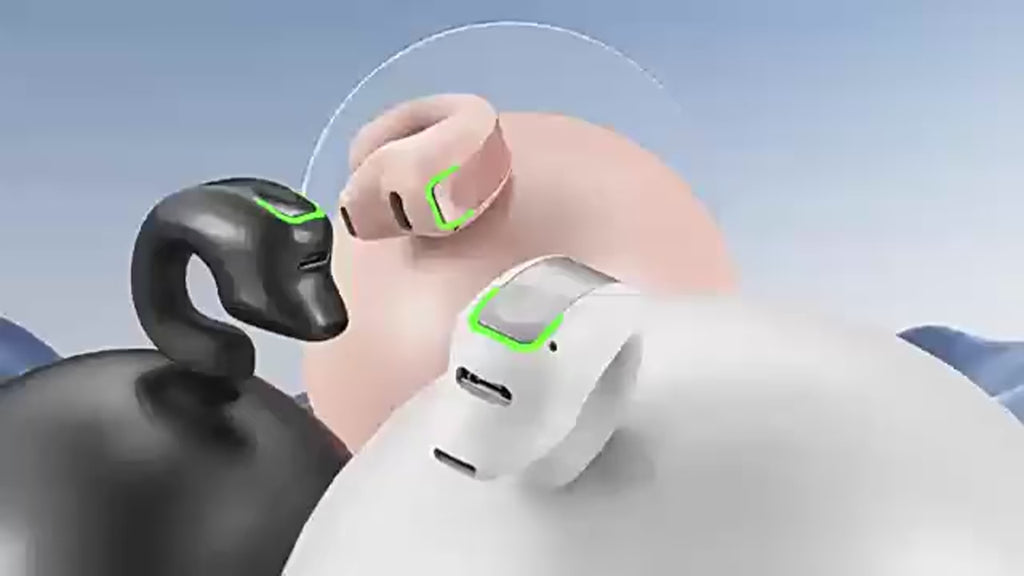 Écouteurs sans fil Bluetooth à conduction osseuse de haute qualité TWS, avec micro, pour le sport et réduction du bruit