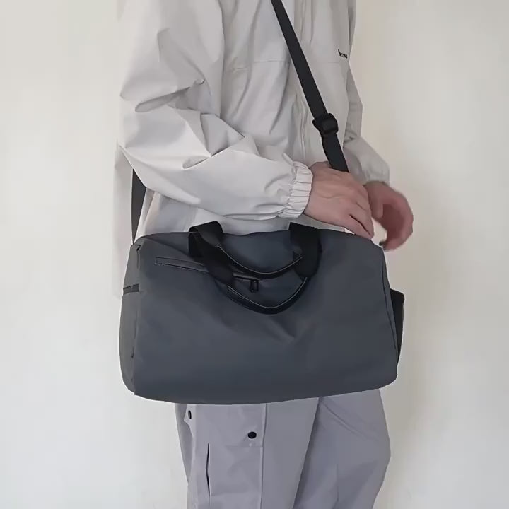 Sac de sport de voyage, sac à bandoulière avec séparation sèche et humide, Yoga Fitness sac à dos de voyage sac pour hommes et femmes avec bagages étanche, sac à main de sport
